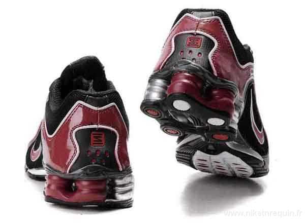 Nike Shox R5 les chaussures de course Rouge et Noir (2)
